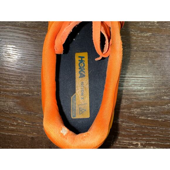 Hoka One One Tecton X Men\'s Running Shoes Orange/Blue 1123161 PORY Size 9 D main image 4